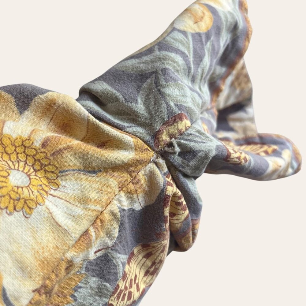 Handmade high waisted vintage grandma floral shorts XXS/XS - Picture 5 of 5